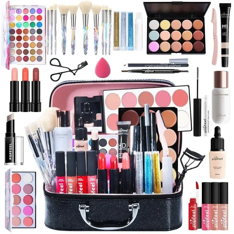 Beginner Cosmetics Makeup Set Complete Set Novice Student Light Makeup Gift Box Home Decorating & Beauty Makeup sets Makeup sets Home Decorating & Beauty