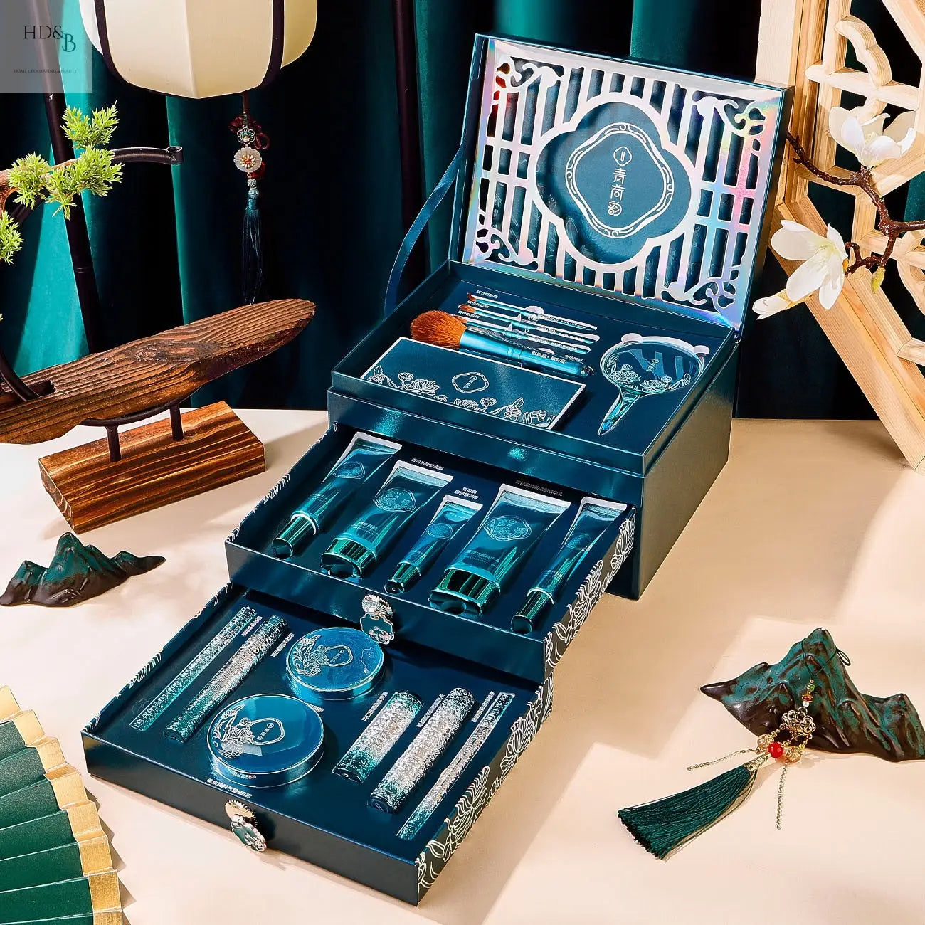 Green Lotus Beauty Makeup And Skin Care 18 Pieces Suit Home Decorating & Beauty Skin care Skin care Home Decorating & Beauty