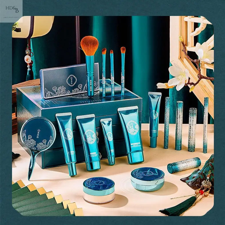 Green Lotus Beauty Makeup And Skin Care 18 Pieces Suit Home Decorating & Beauty Skin care Skin care Home Decorating & Beauty