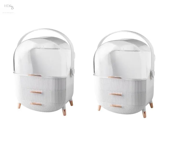 Light Luxury Cosmetic Skin Care Product Storage Box Home Decorating & Beauty Eye shadow Eye shadow 83.37 Home Decorating & Beauty White-2pc-A