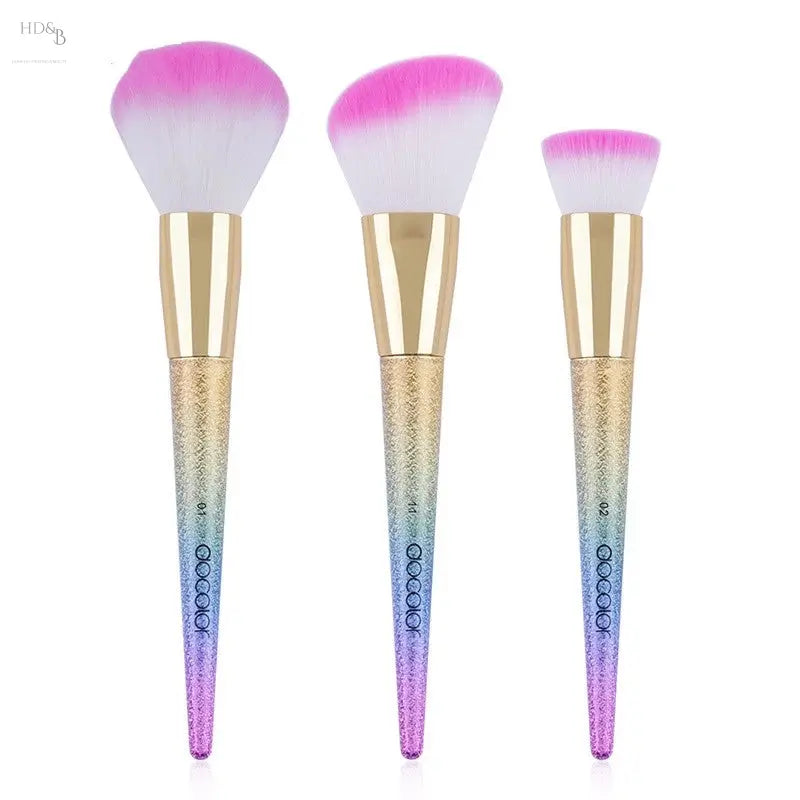Makeup brush set Boobeen Beauty Sets Beauty Sets 40.29 Home Decorating & Beauty Color-brush-A-3pcs-set