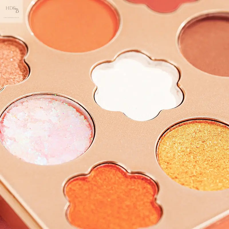 Nine Colors Matte Pearlescent Waterproof Long Lasting Star Bright Diamond Eyeshadow Palette Home Decorating & Beauty Makeup sets Makeup sets  Home Decorating & Beauty