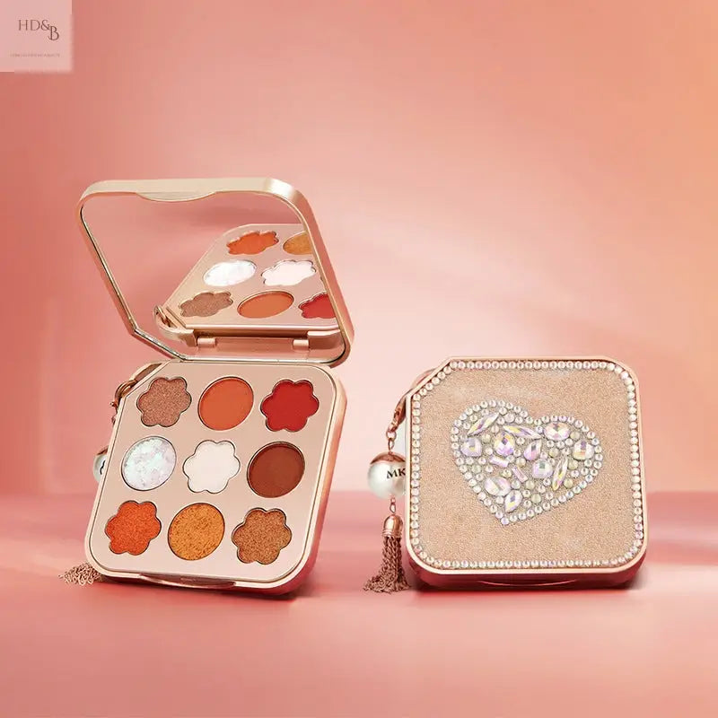 Nine Colors Matte Pearlescent Waterproof Long Lasting Star Bright Diamond Eyeshadow Palette Home Decorating & Beauty Makeup sets Makeup sets  Home Decorating & Beauty