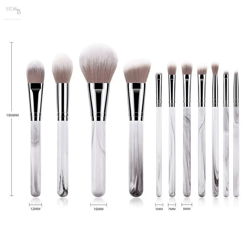 11 makeup brush sets Home Decorating & Beauty Makeup Brushes Makeup Brushes 19.68 Home Decorating & Beauty White