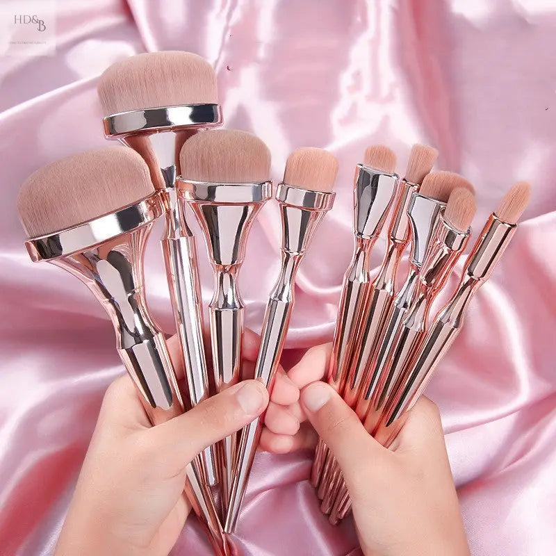 Beginner Makeup Brush Set Liquid Foundation Home Decorating & Beauty Makeup Brushes Makeup Brushes 21.36 Home Decorating & Beauty 9PCS