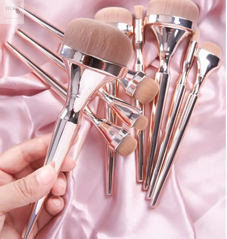 Beginner Makeup Brush Set Liquid Foundation Home Decorating & Beauty Makeup Brushes Makeup Brushes  Home Decorating & Beauty