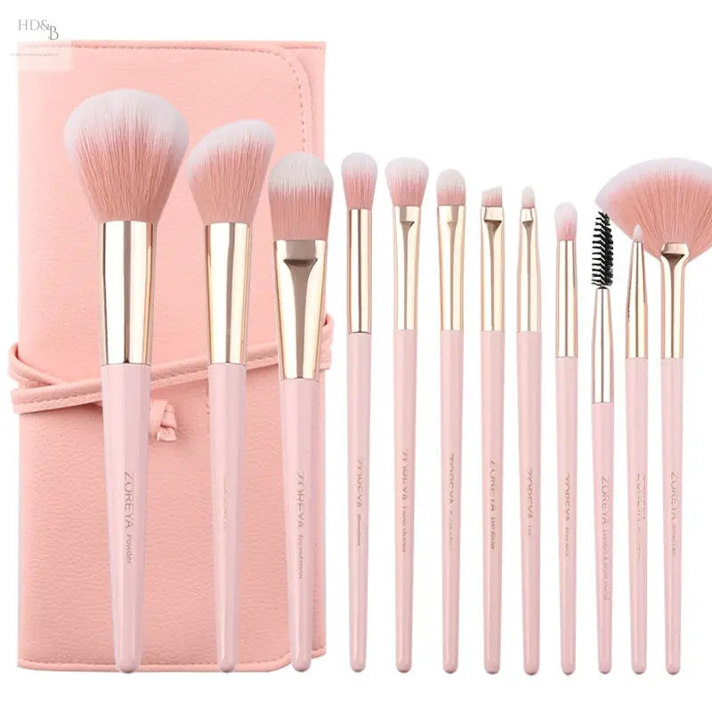 Makeup Brush Set 12 Tip Tail Handle Makeup Brush Set Home Decorating & Beauty Makeup Brushes Makeup Brushes  Home Decorating & Beauty