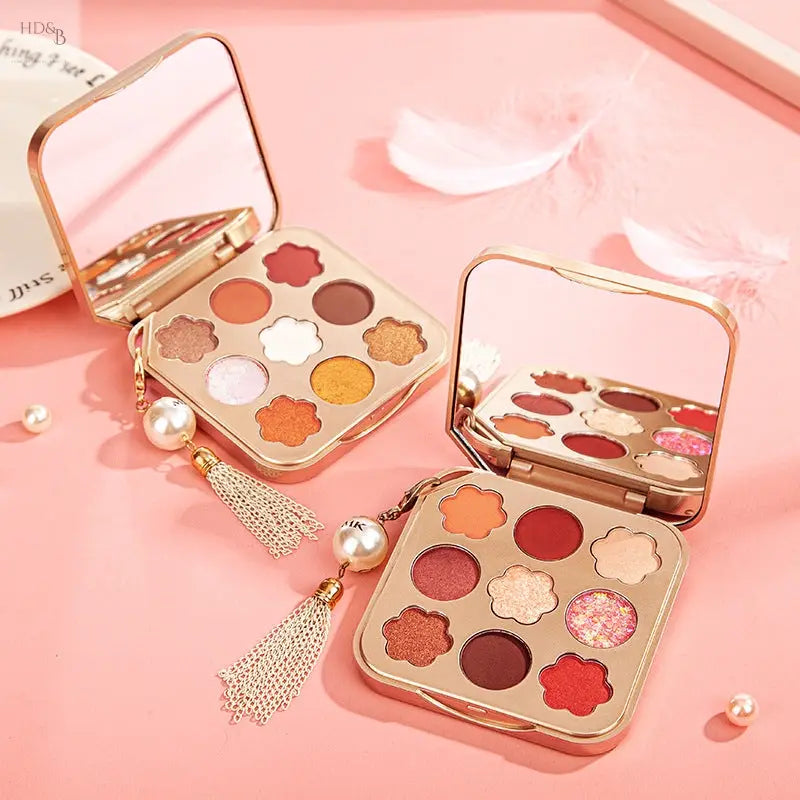 Nine Colors Matte Pearlescent Waterproof Long Lasting Star Bright Diamond Eyeshadow Palette Home Decorating & Beauty Makeup sets Makeup sets  Home Decorating & Beauty